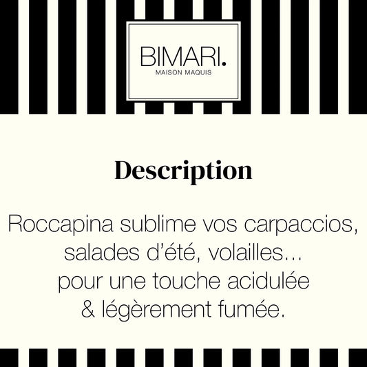 Cartouche de présentation Roccapina Bimari