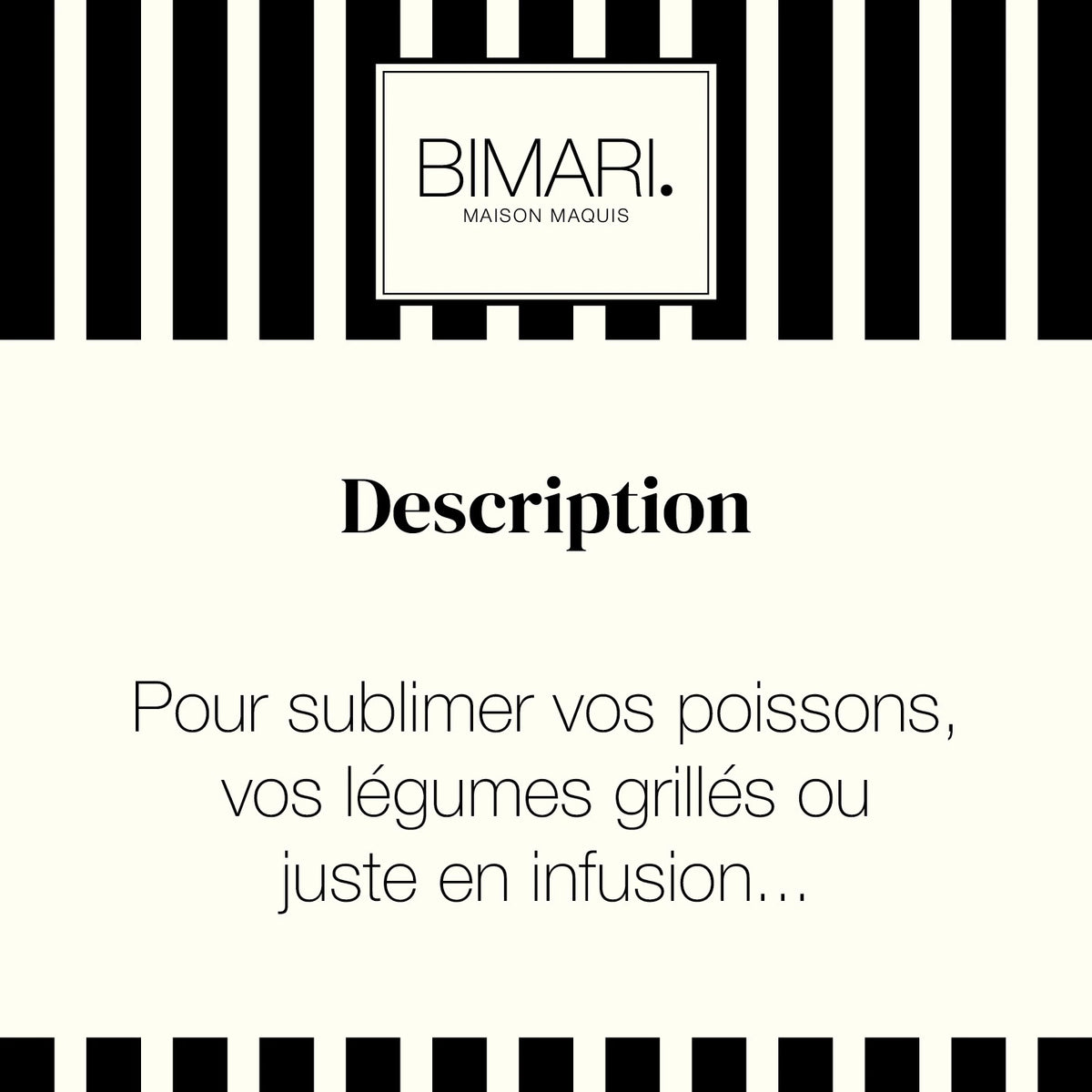 Cartouche de présentation Alesani Bimari
