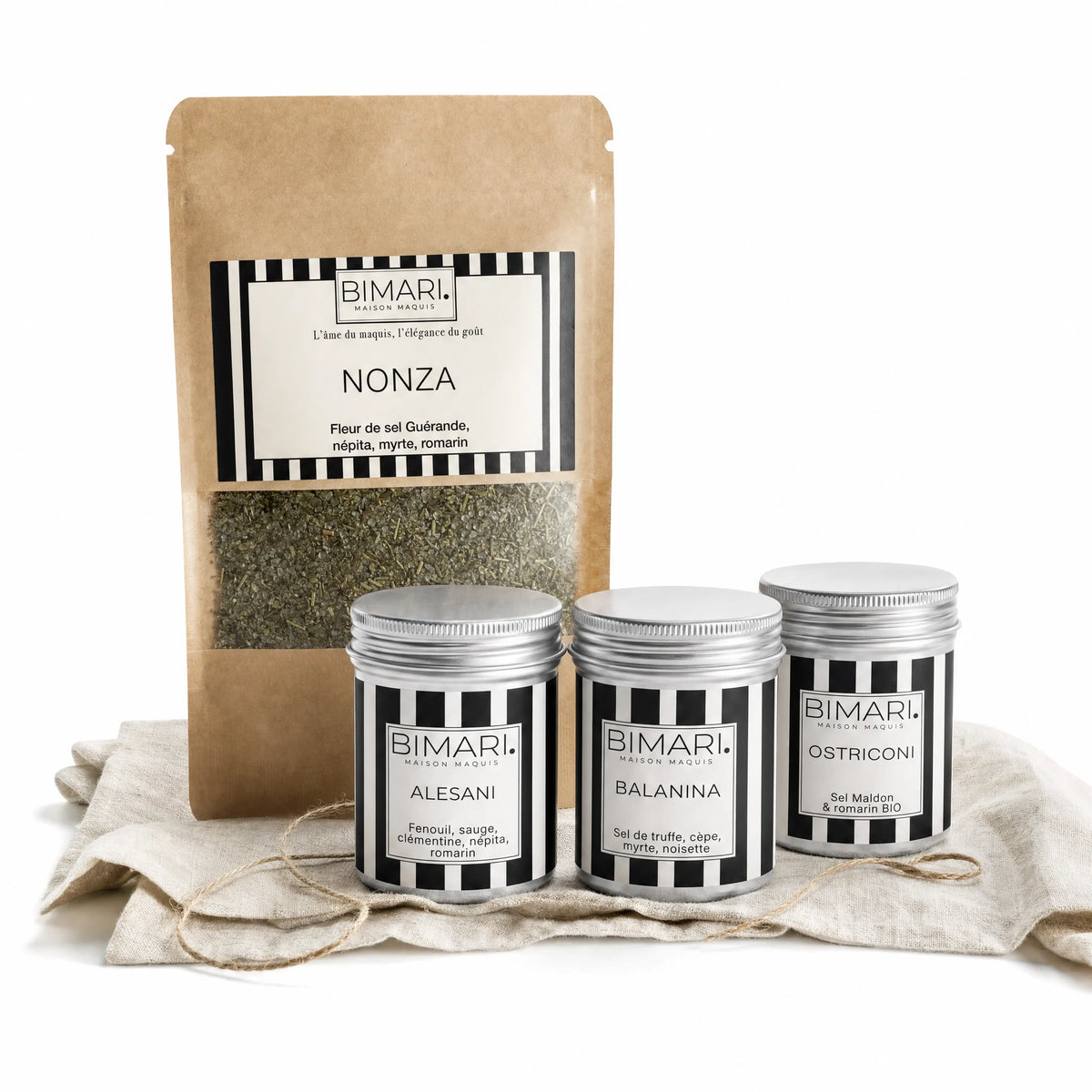 Coffret Signature Bimari : Alesani, Balanina, Nonza et Ostriconi