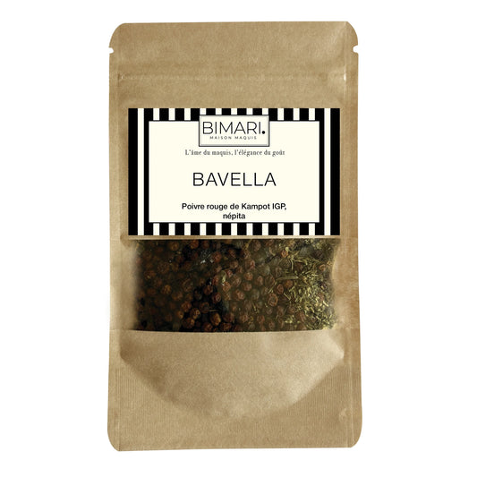 Doypack Bavella Bimari, poivre rouge de Kampot IGP et népita bio