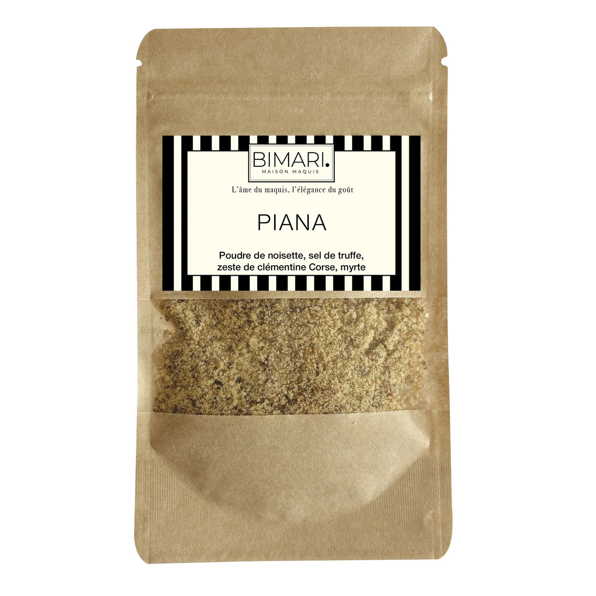 Recharge Piana Bimari en doypack, noisette, sel de truffe, clémentine et myrte