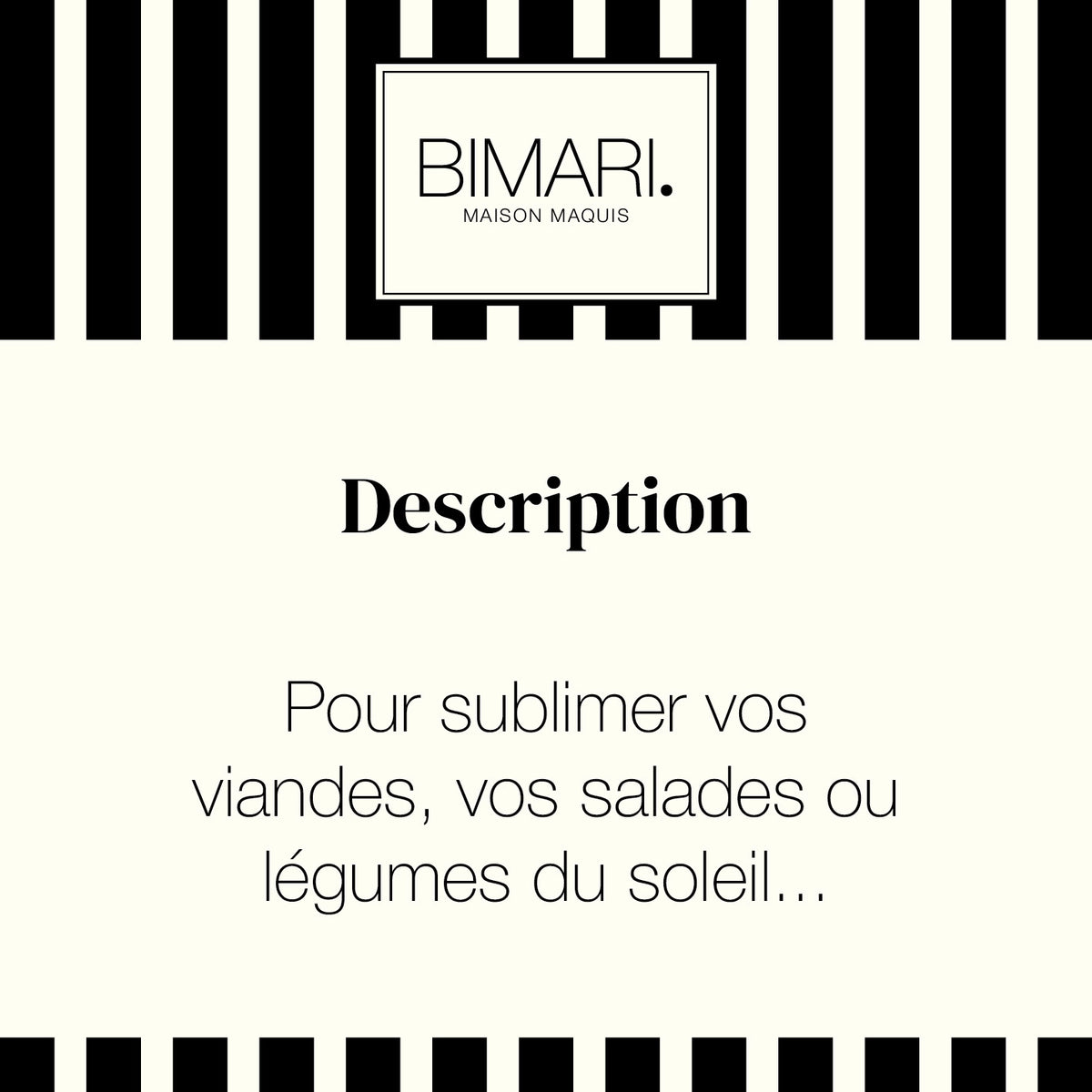 Cartouche de présentation MACHJA Bimari