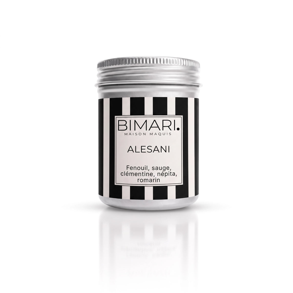 Pot en aluminium Alesani Bimari, mélange bio népita, romarin, sauge, fenouil et clémentine