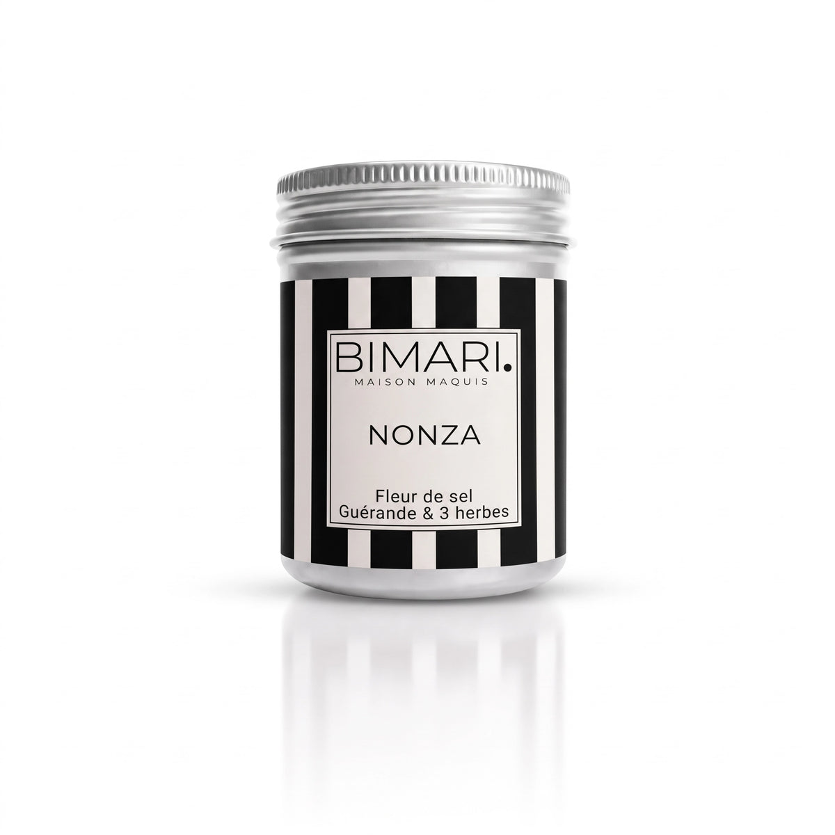 Pot en aluminium Nonza Bimari, fleur de sel de Guérande, népita, myrte et romarin bio