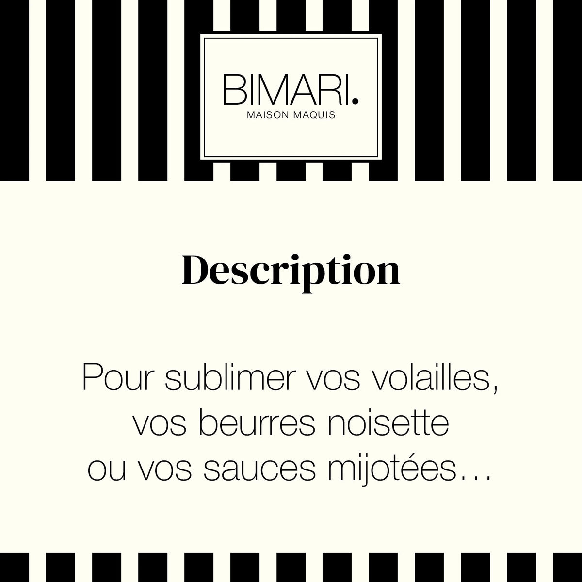 Cartouche de présentation Sauge Bimari